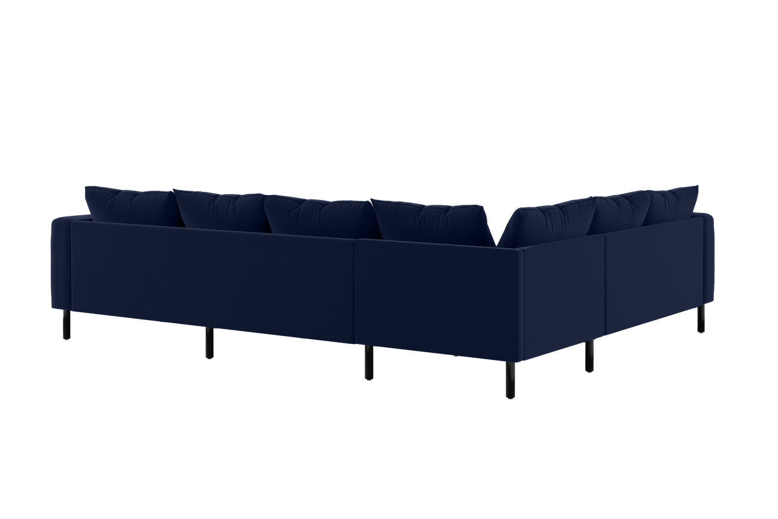 The Essential Corner Sectional | 6 Seat | Recycled Velvet