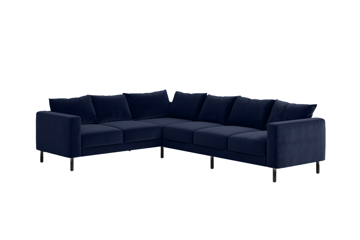 The Essential Corner Sectional | 6 Seat | Recycled Velvet