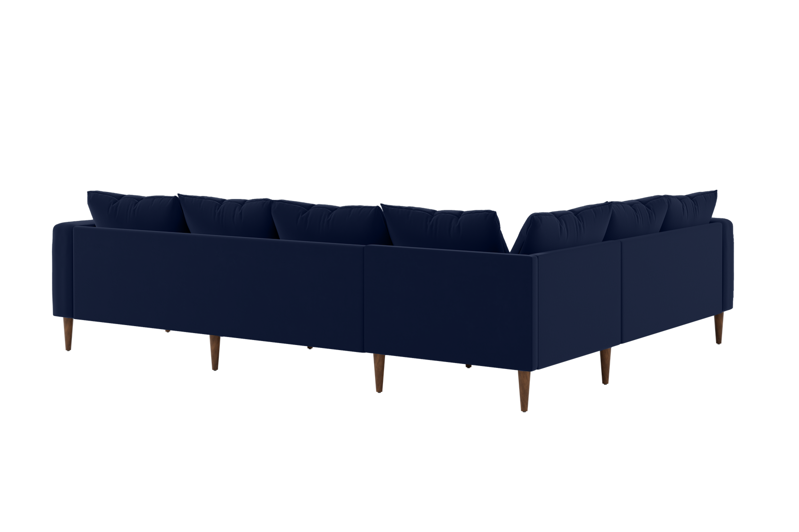 The Essential Corner Sectional | 6 Seat | Recycled Velvet