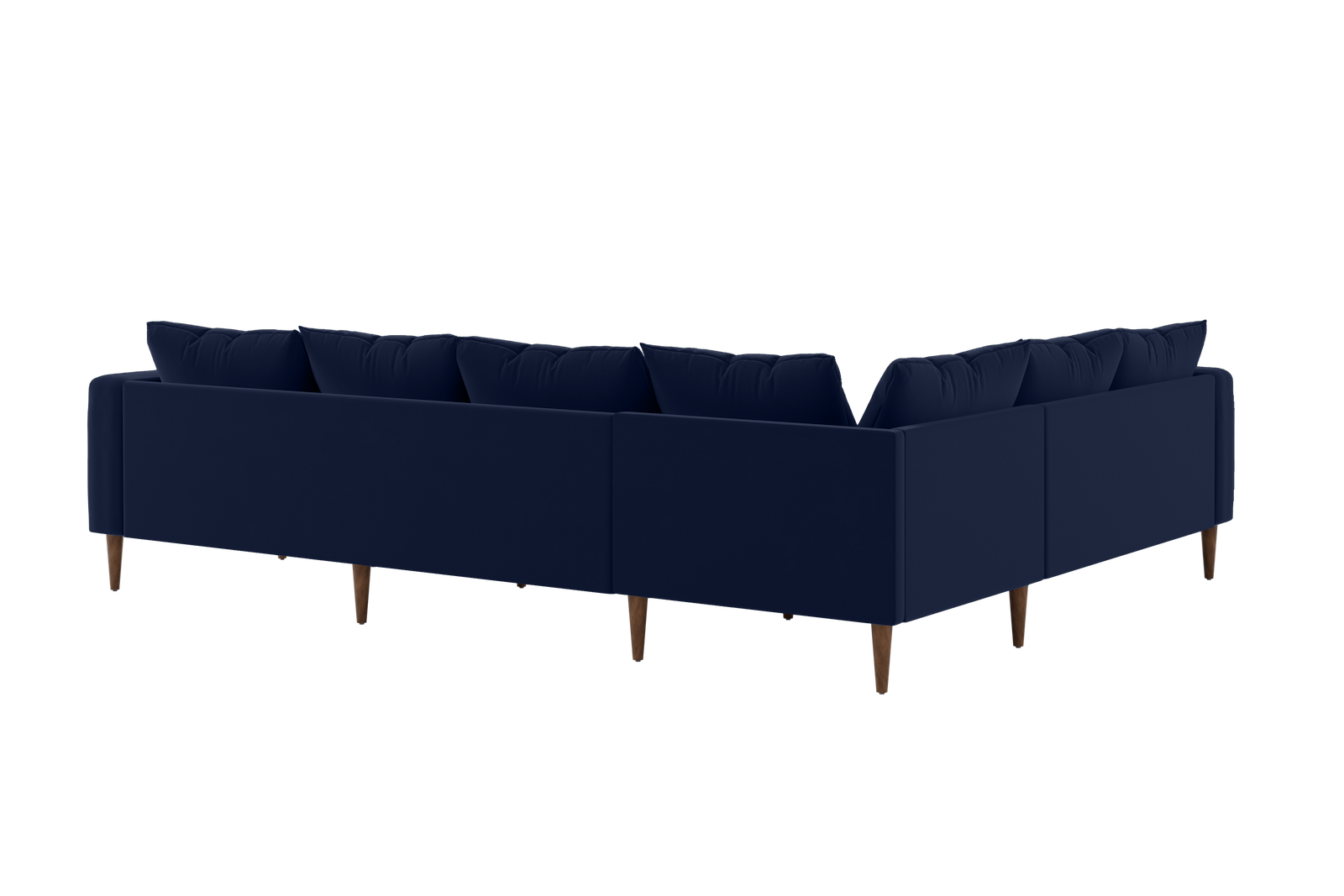The Essential Corner Sectional | 6 Seat | Recycled Velvet