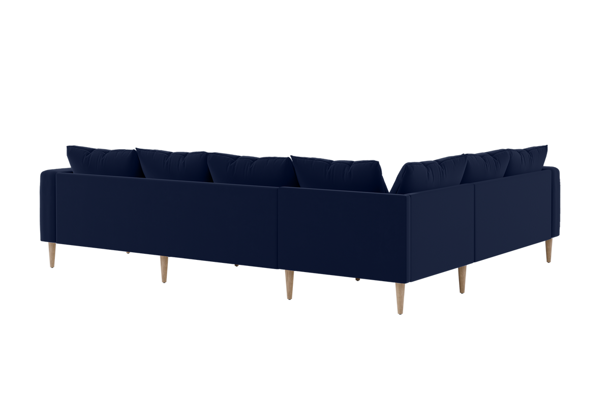 The Essential Corner Sectional | 6 Seat | Recycled Velvet