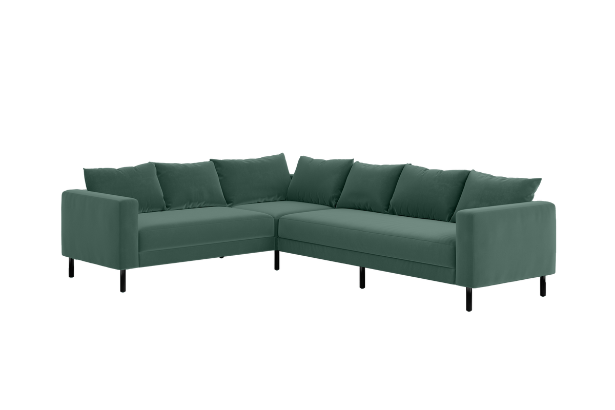 The Essential Corner Sectional | 6 Seat | Recycled Velvet