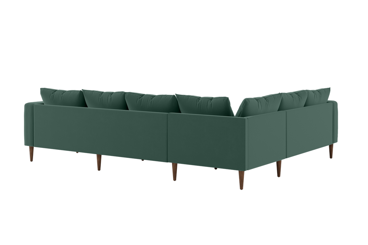 The Essential Corner Sectional | 6 Seat | Recycled Velvet