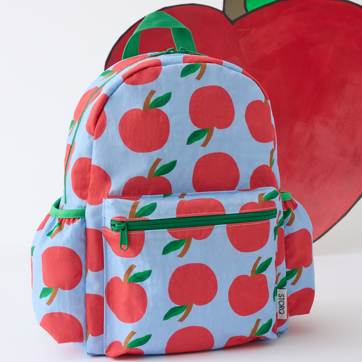 Cool Kid Backpack | Blue & Rust Stripe