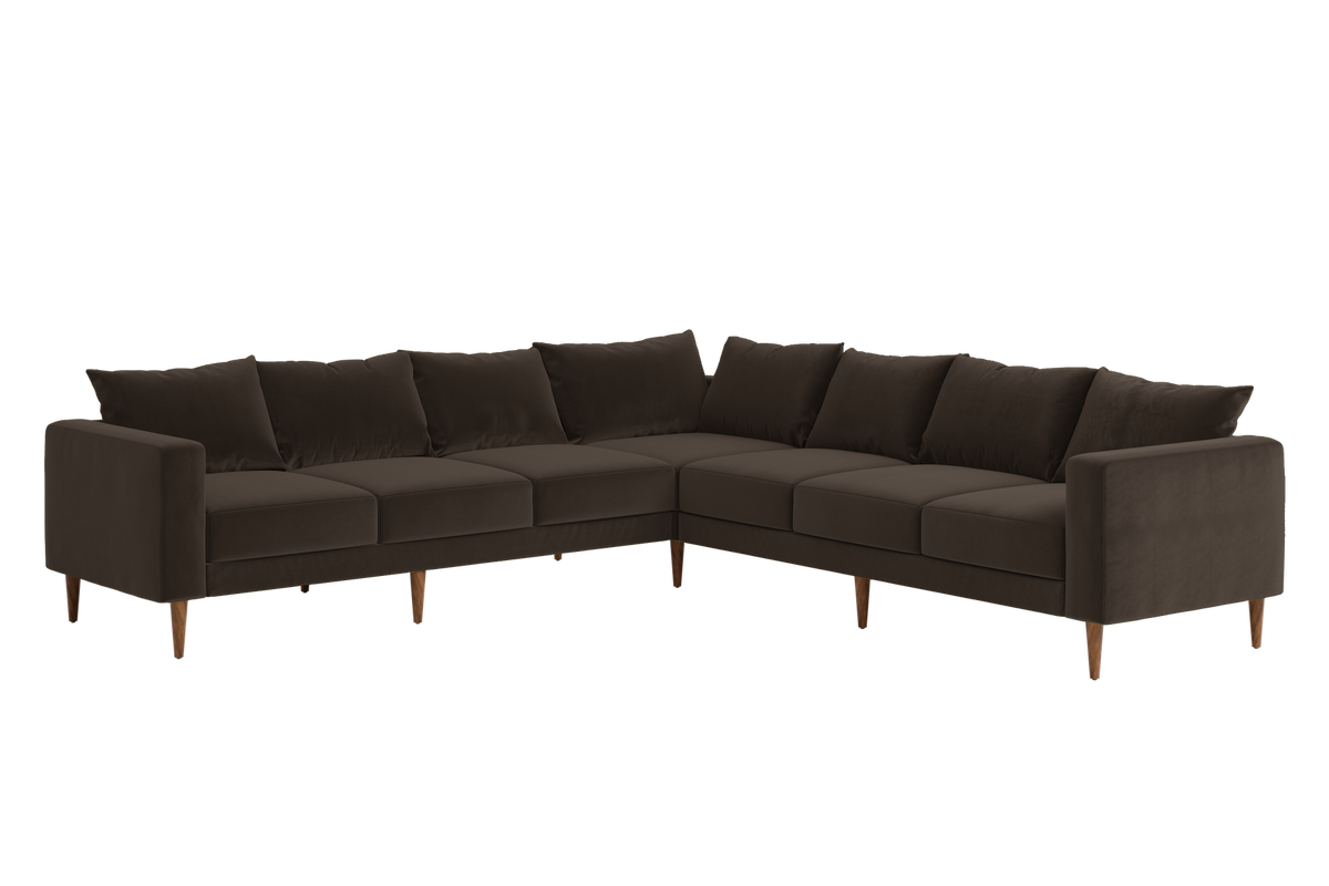 The Essential Corner Sectional | 7 Seat | Recycled Velvet