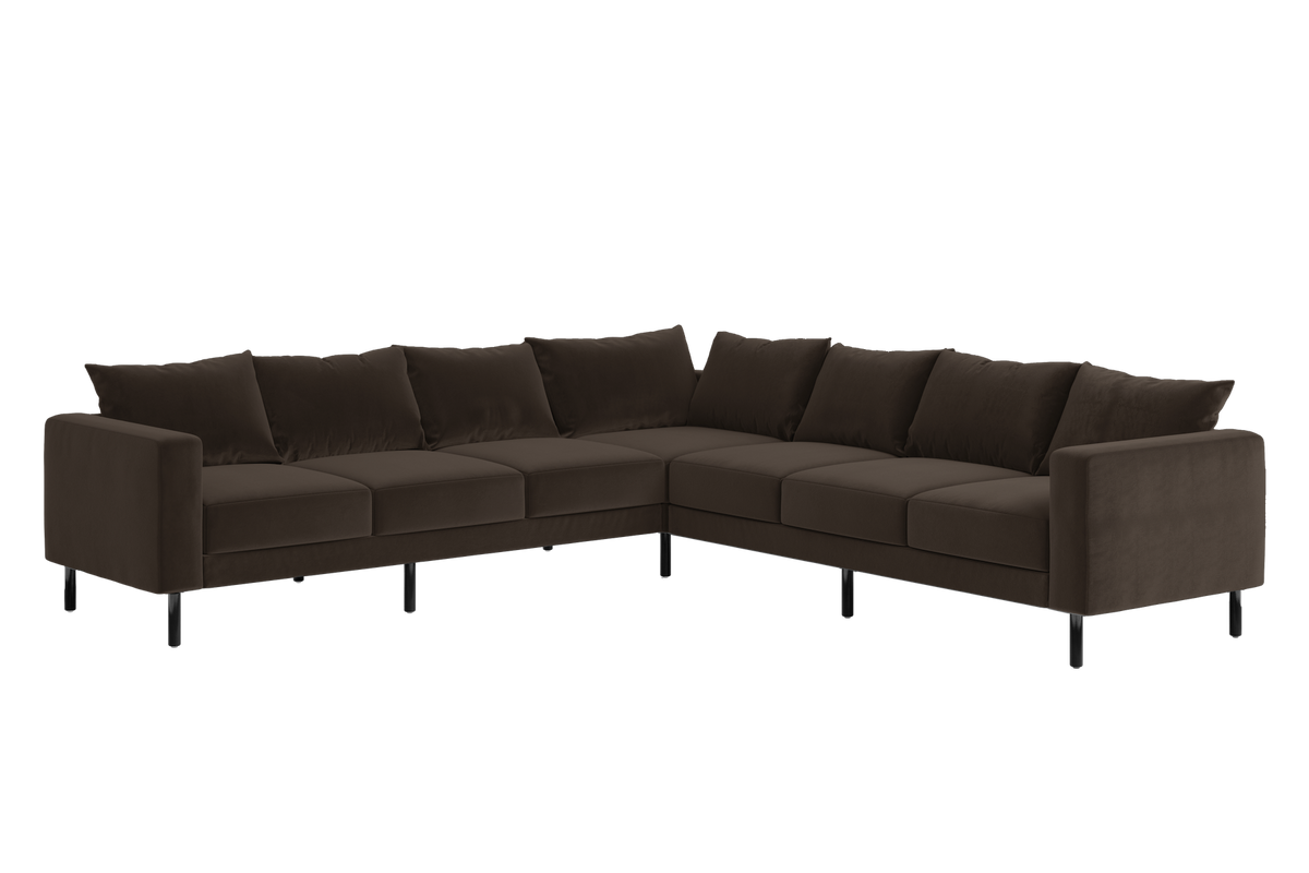 The Essential Corner Sectional | 7 Seat | Recycled Velvet