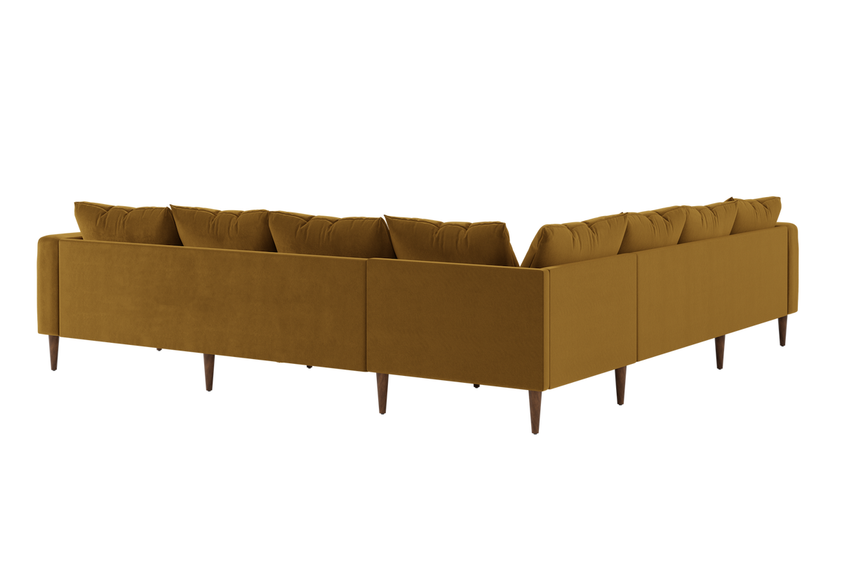 The Essential Corner Sectional | 7 Seat | Recycled Velvet
