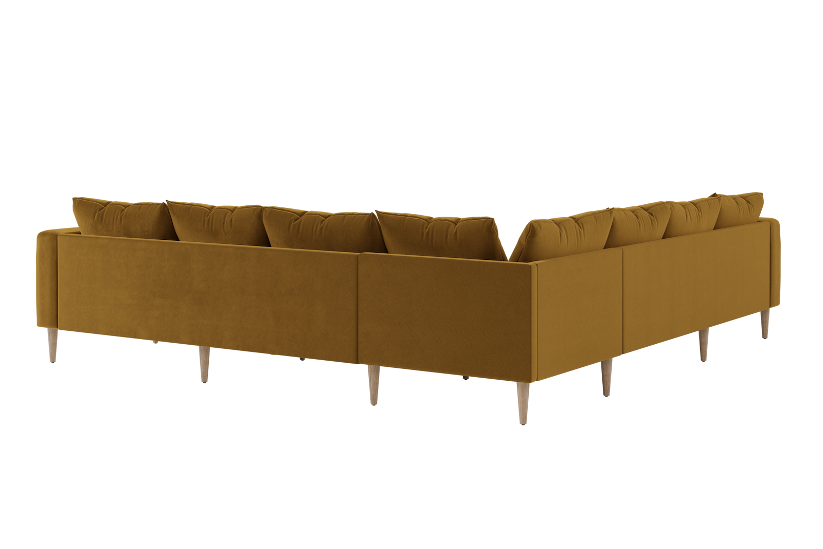 The Essential Corner Sectional | 7 Seat | Recycled Velvet