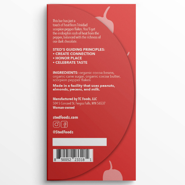 Mini Scorpion Pepper Chocolate Bar