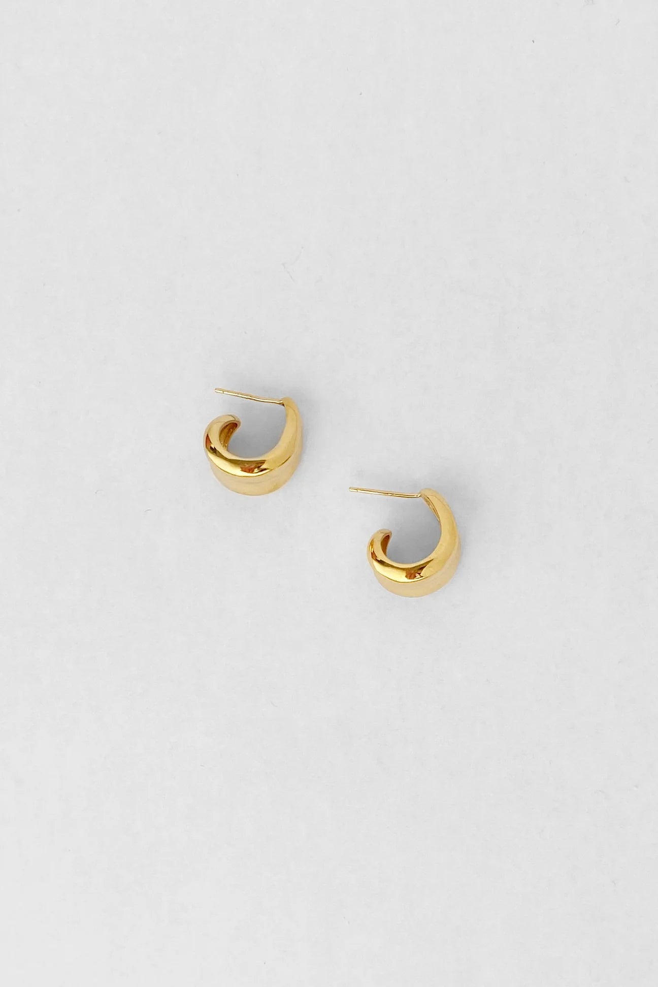 Frankie Earrings: Gold Vermeil