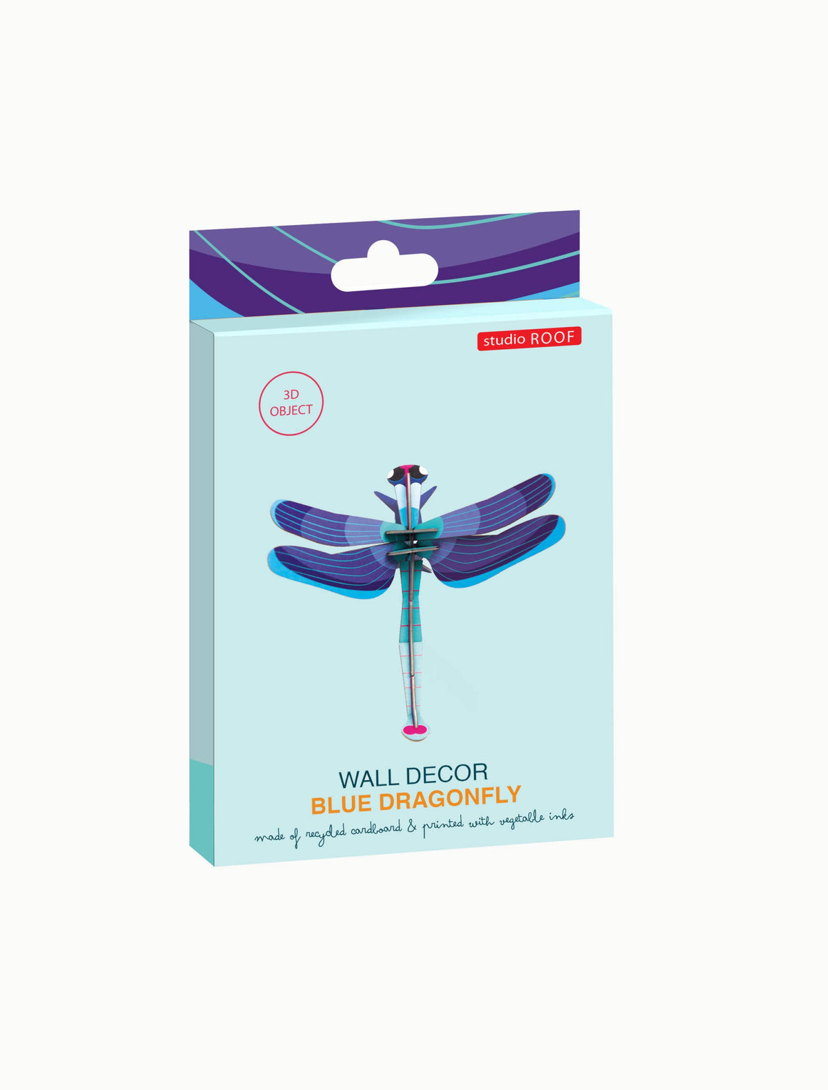 3D Wall Art | Sapphire Dragonfly