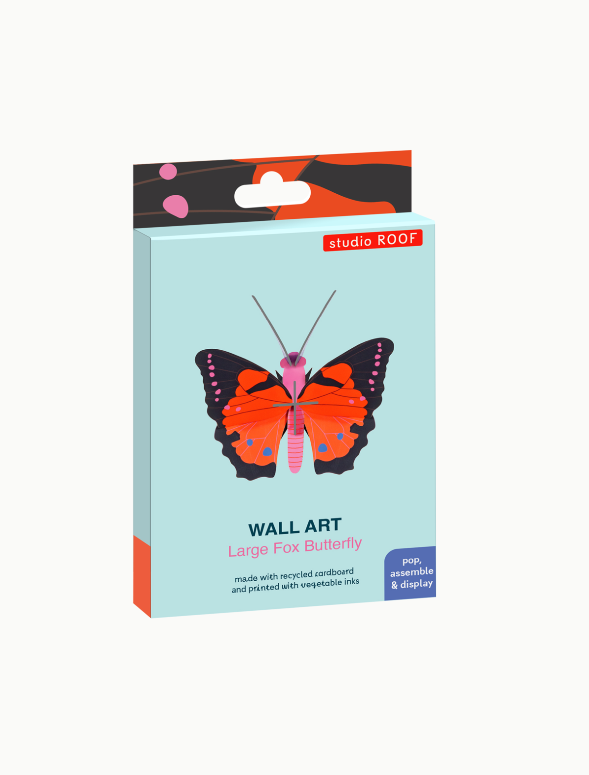 3D Wall Art | Large Fox Butterfly