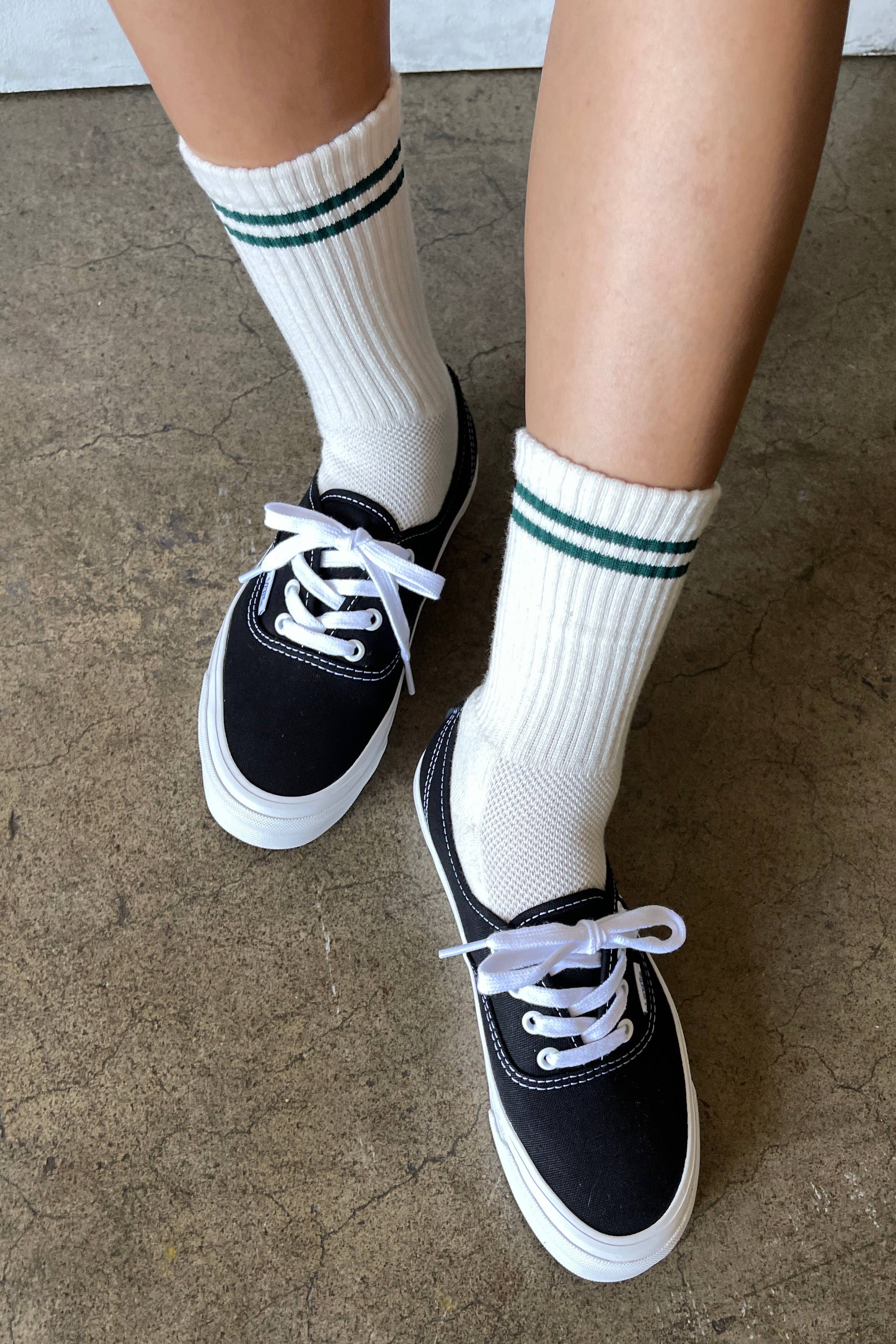 Boyfriend Socks: Clean White