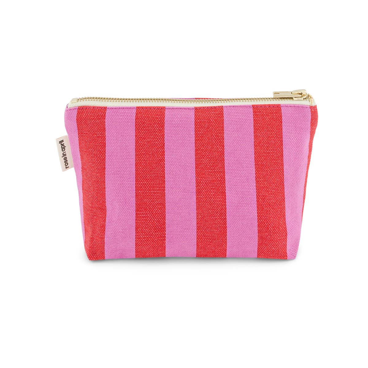Sofia pouch | Orchid & Tomato Stripes