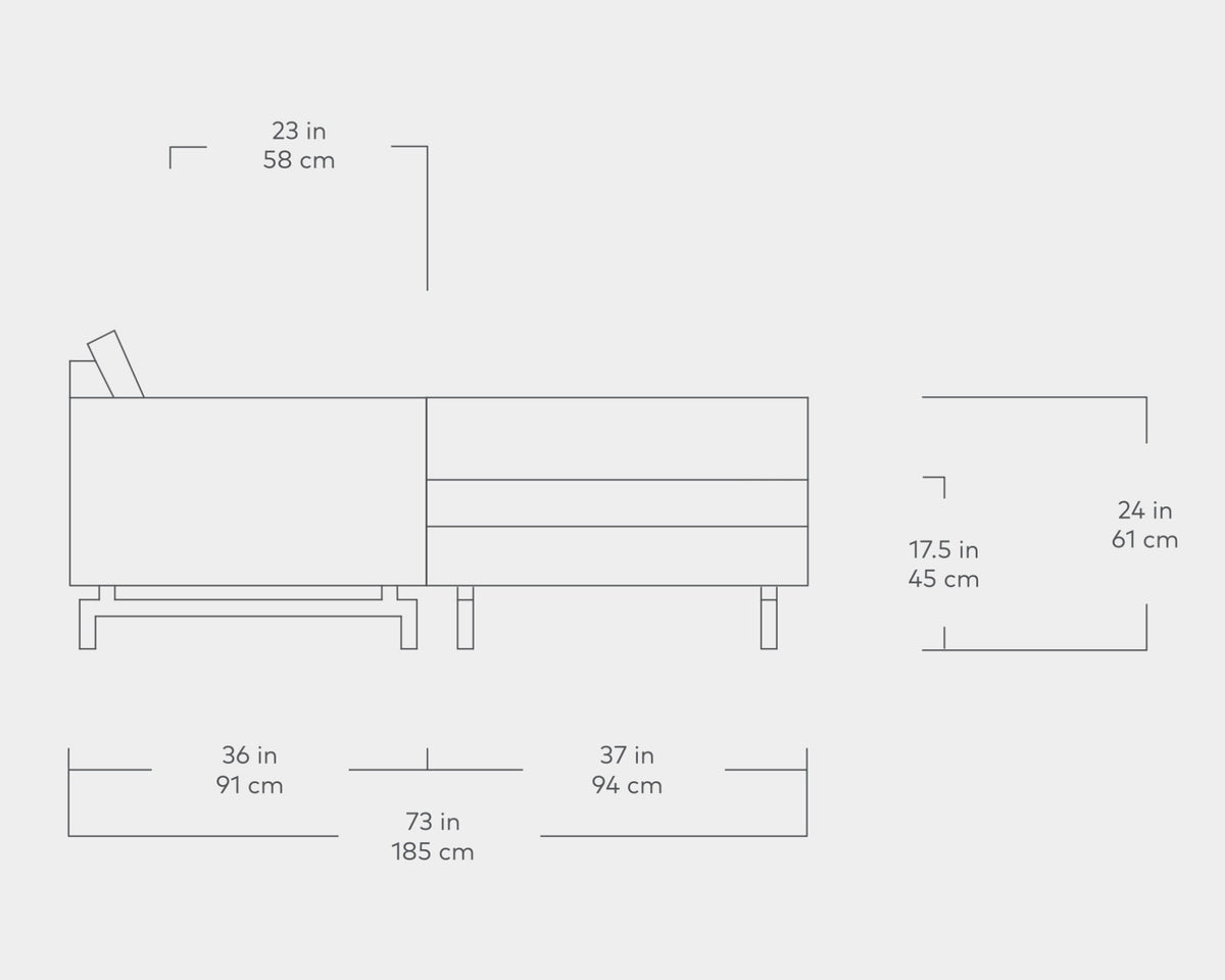 Jane 2 Loft Bi-Sectional