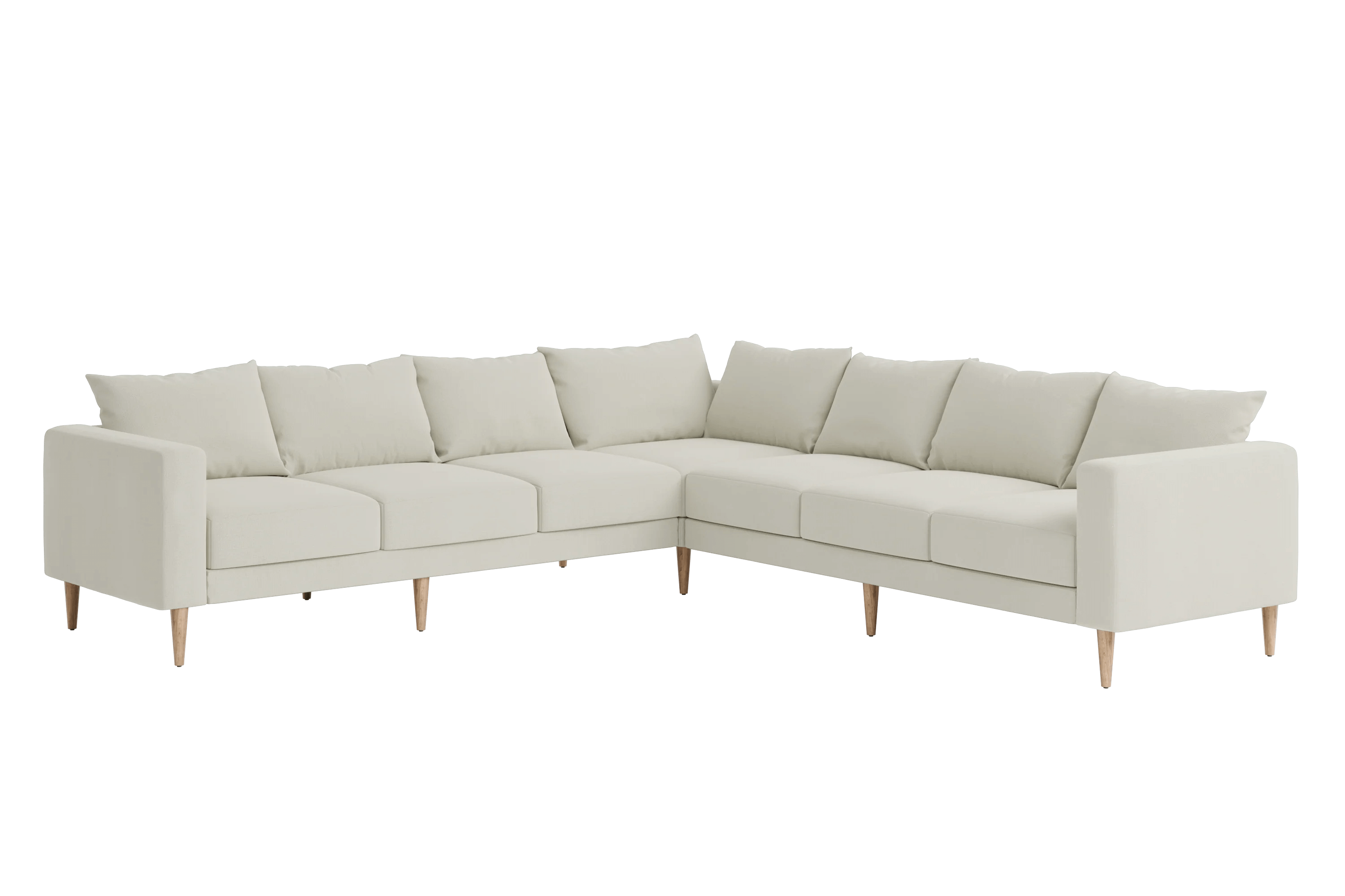 The Essential Corner Sectional | 7 Seat | Recycled Velvet