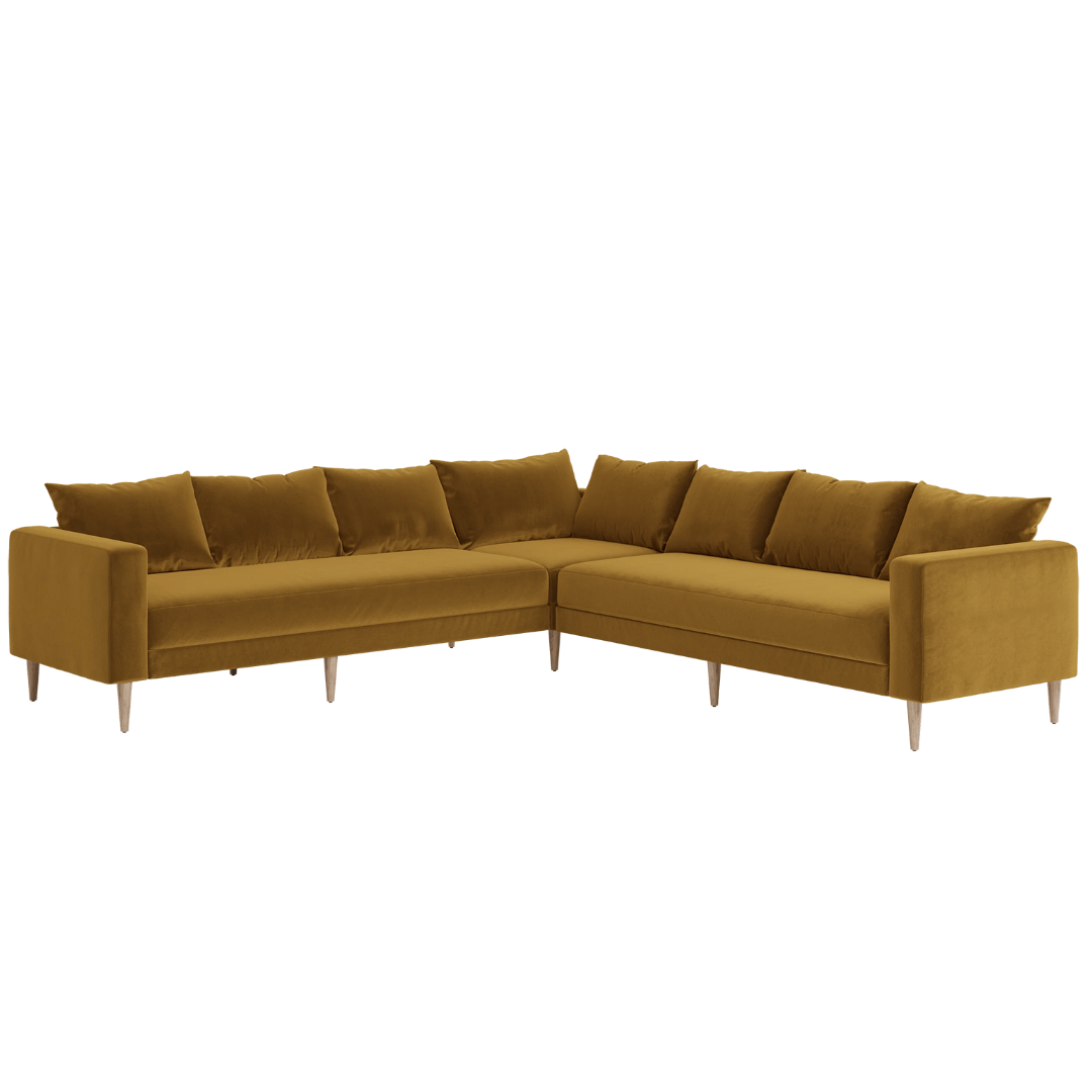 The Essential Corner Sectional | 7 Seat | Upcycled Poly