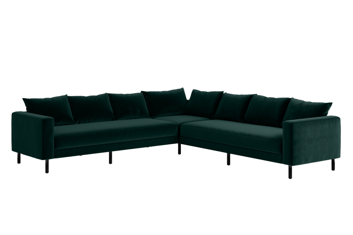The Essential Corner Sectional | 7 Seat | Recycled Velvet
