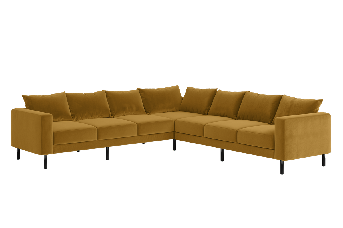 The Essential Corner Sectional | 7 Seat | Recycled Velvet