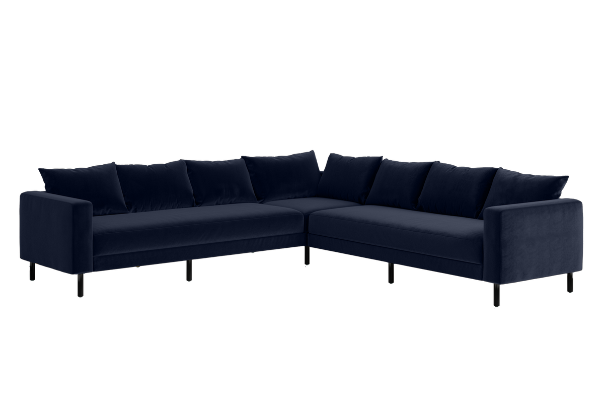 The Essential Corner Sectional | 7 Seat | Recycled Velvet
