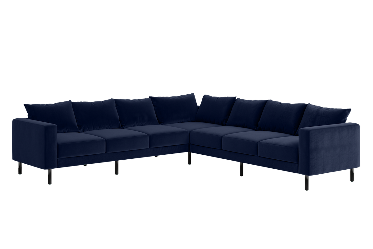 The Essential Corner Sectional | 7 Seat | Recycled Velvet