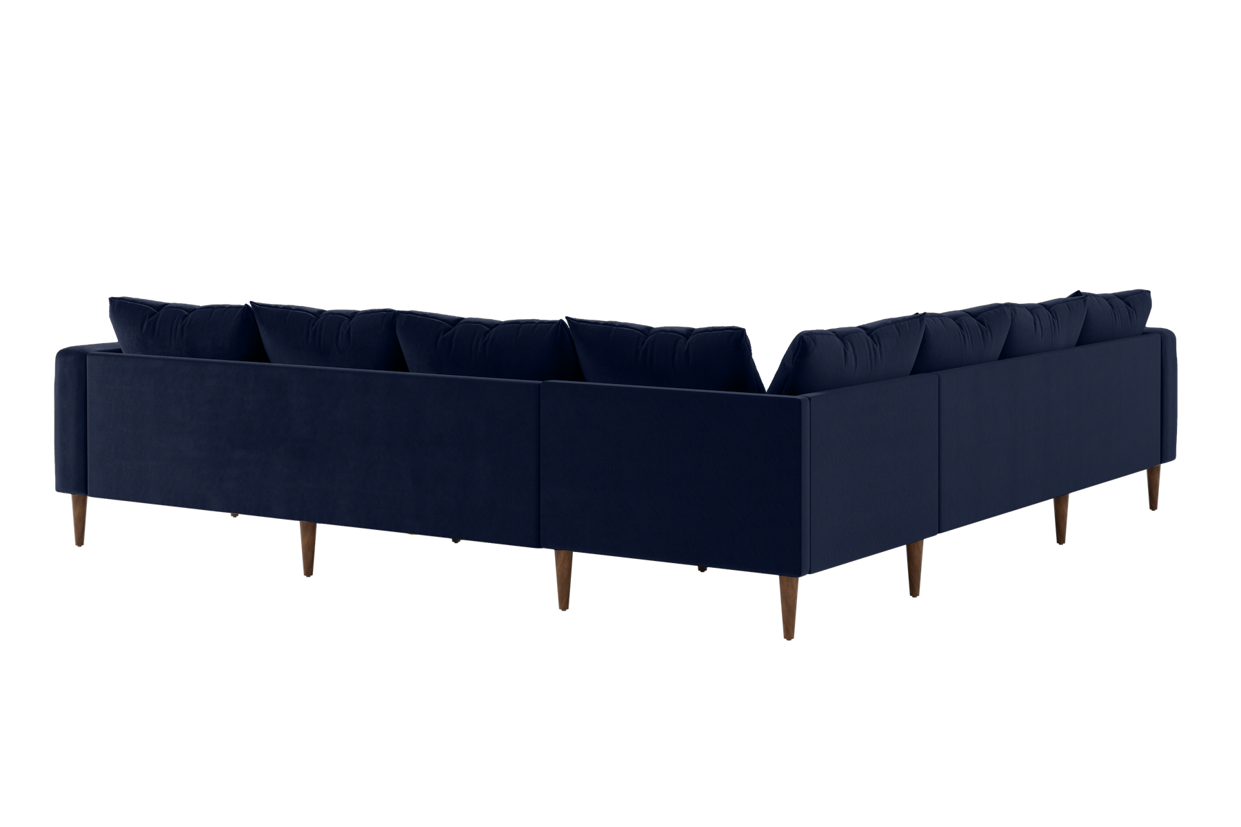 The Essential Corner Sectional | 7 Seat | Recycled Velvet