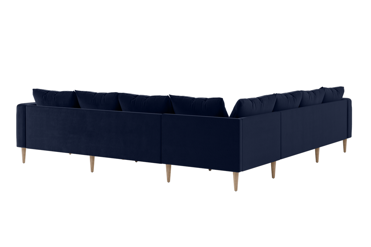 The Essential Corner Sectional | 7 Seat | Recycled Velvet