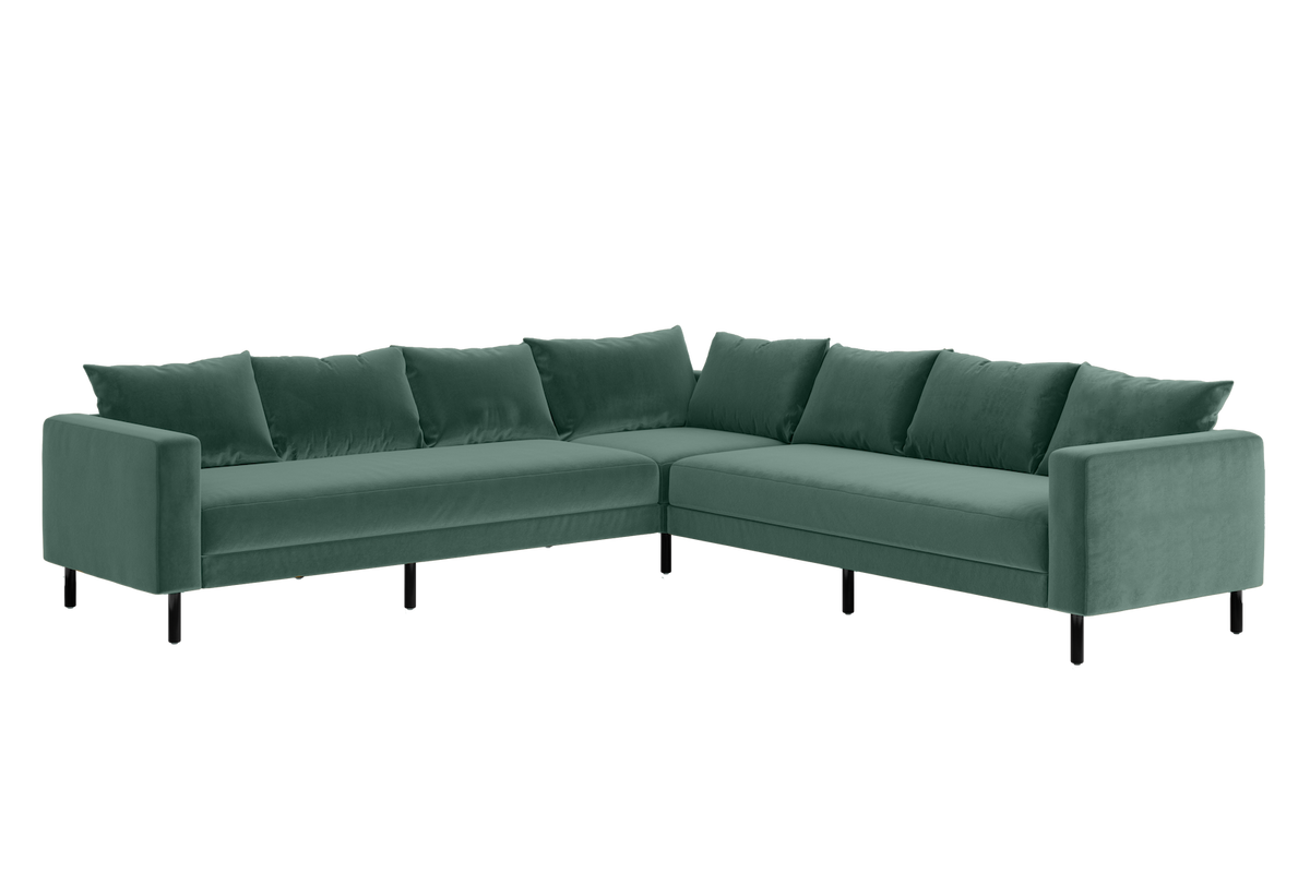 The Essential Corner Sectional | 7 Seat | Recycled Velvet
