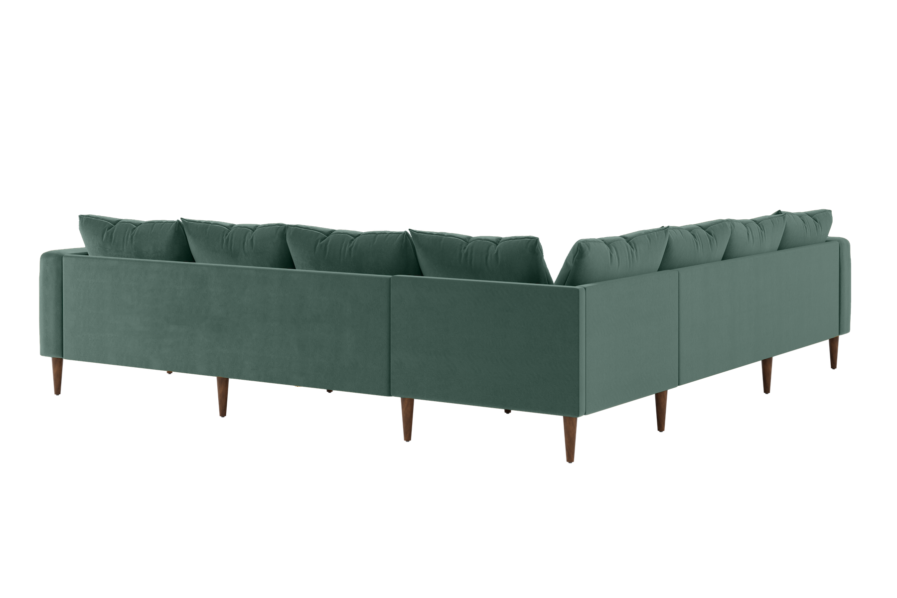 The Essential Corner Sectional | 7 Seat | Recycled Velvet