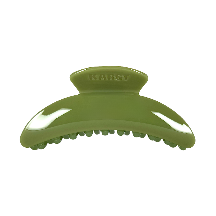 Slim Hair Claw Clip | Olive
