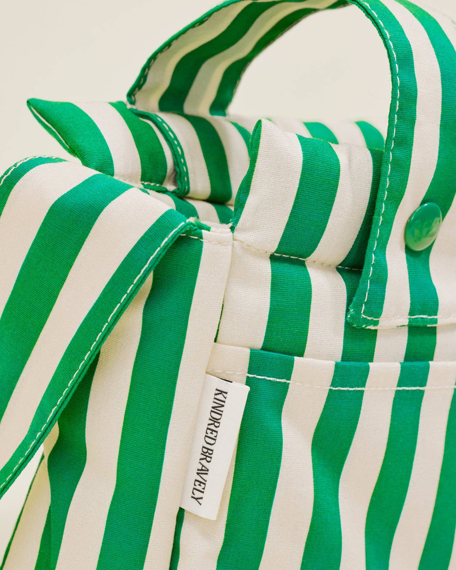 Stroller Party Caddy Bag | Green Stripe
