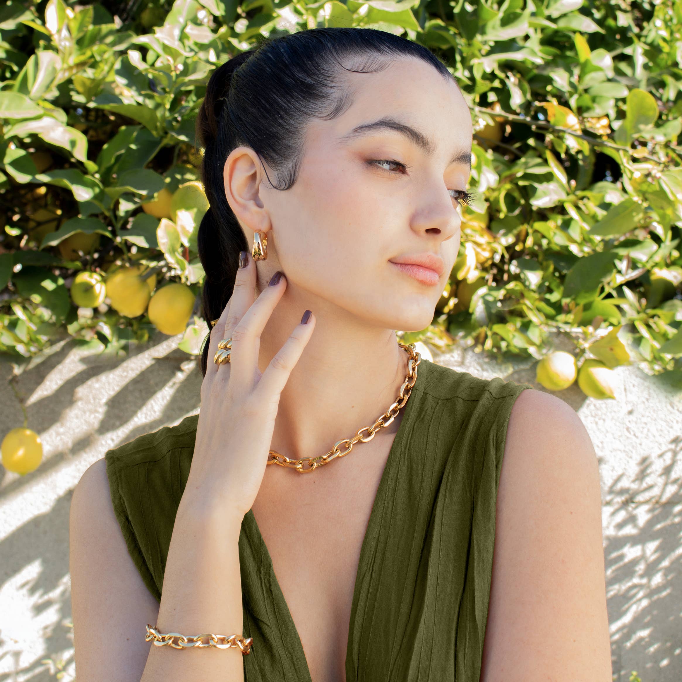 Hoop Earrings | Gold