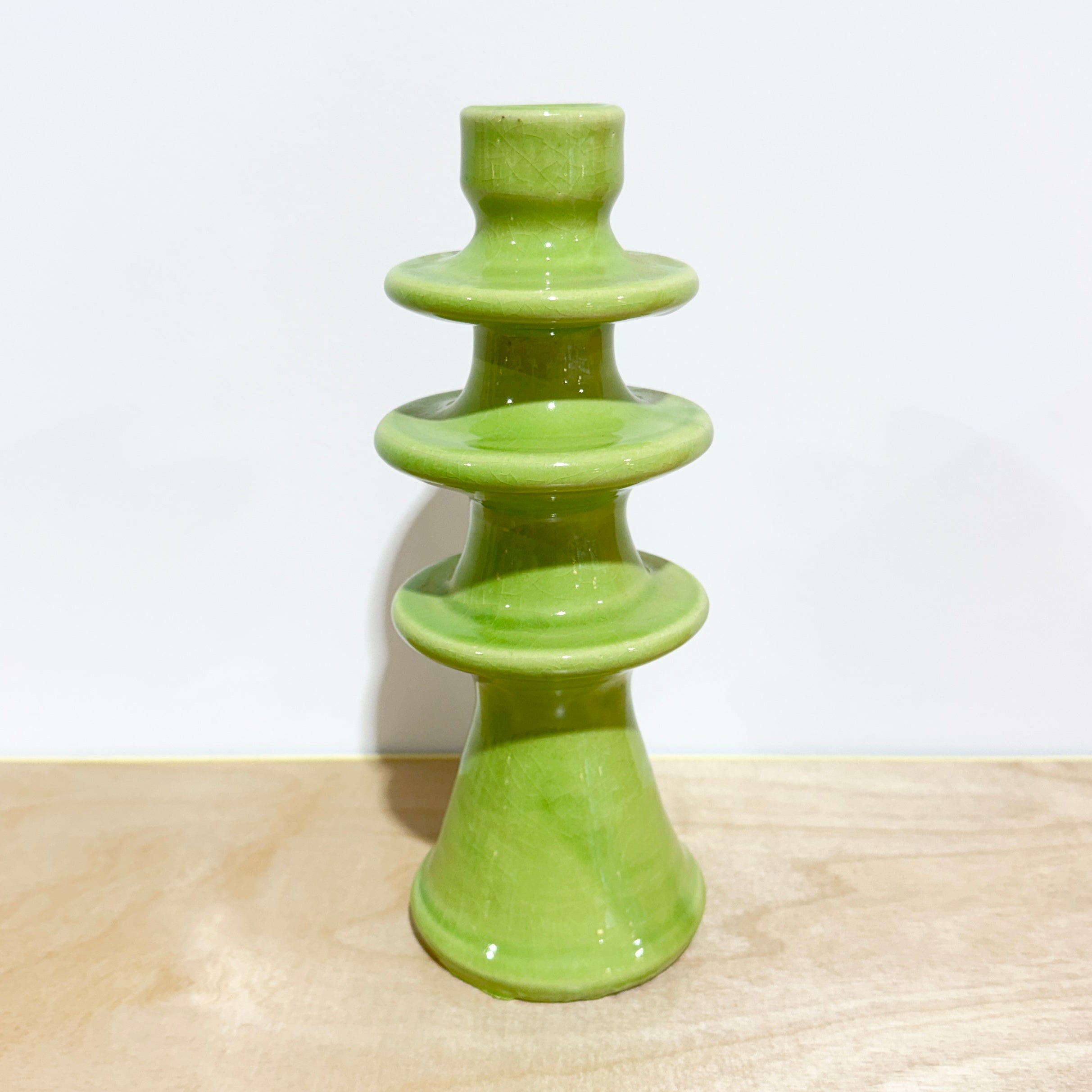 Green Moroccan Candle Holder | Large
