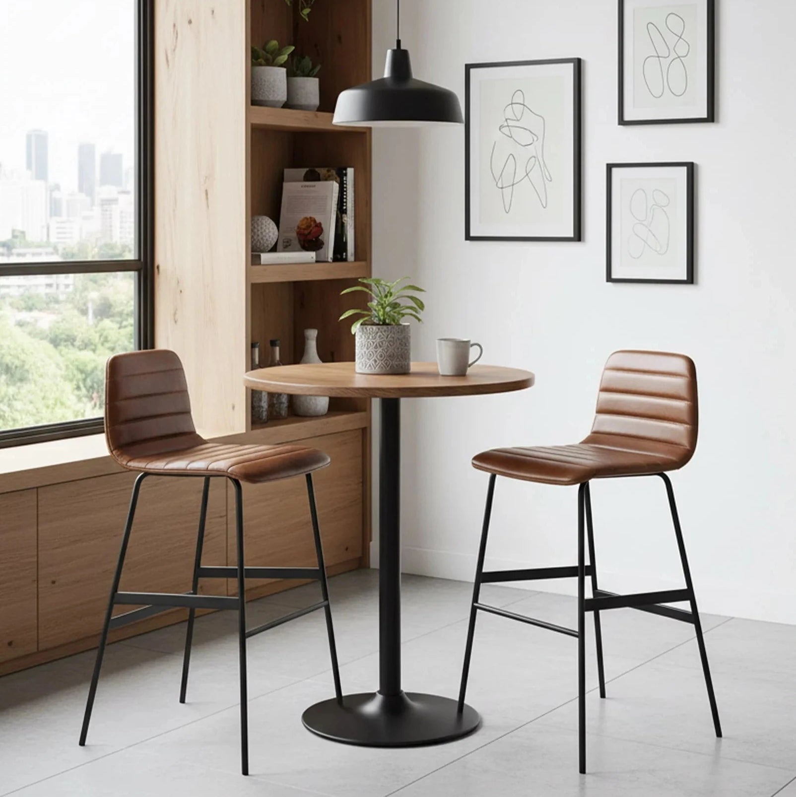 Lecture Bar Stool - Upholstered