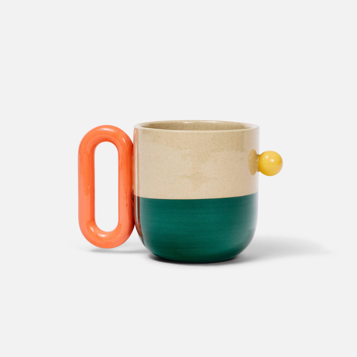 Color Block Mug | Teal