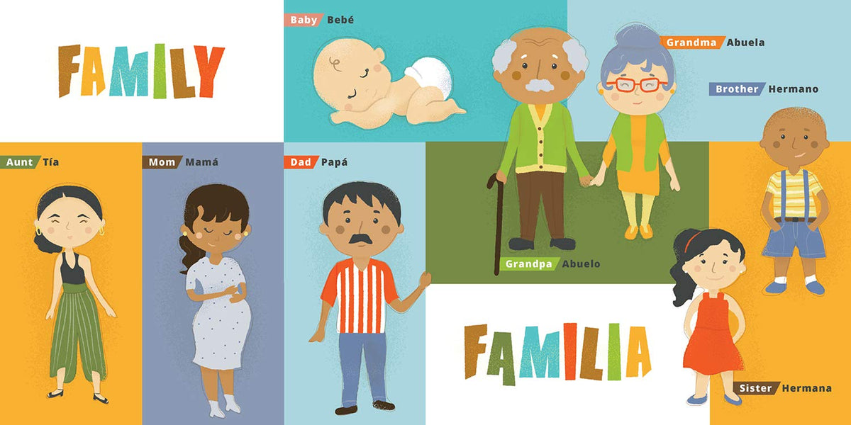 First 100 Words in English and Spanish | Board Book