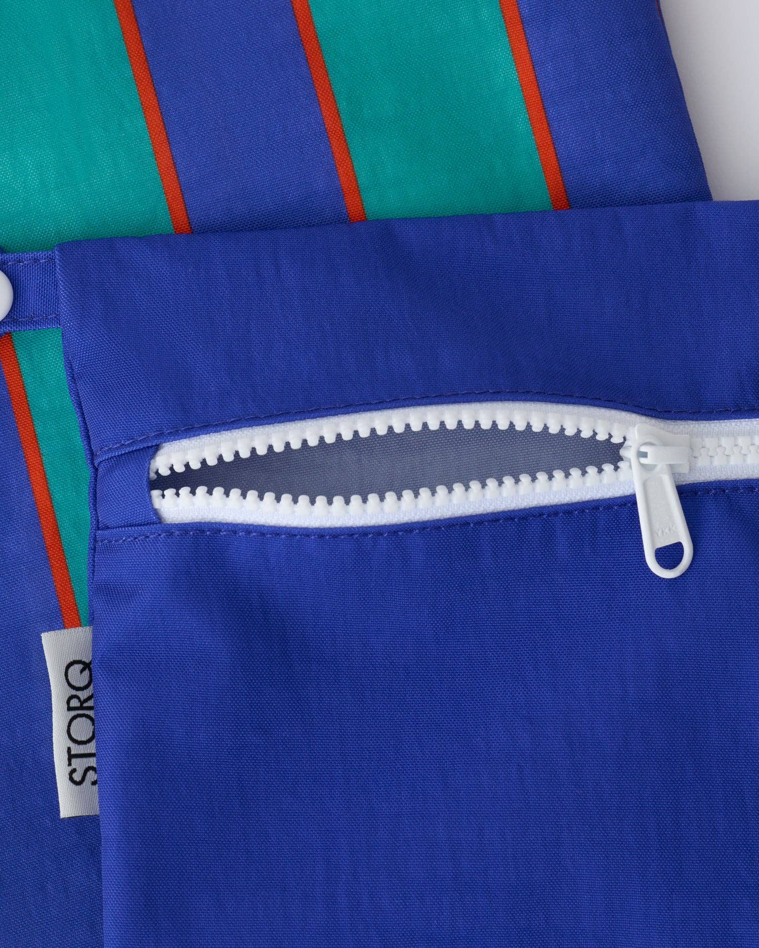 Wet/Dry Bag Set | Navy & Green Stripe