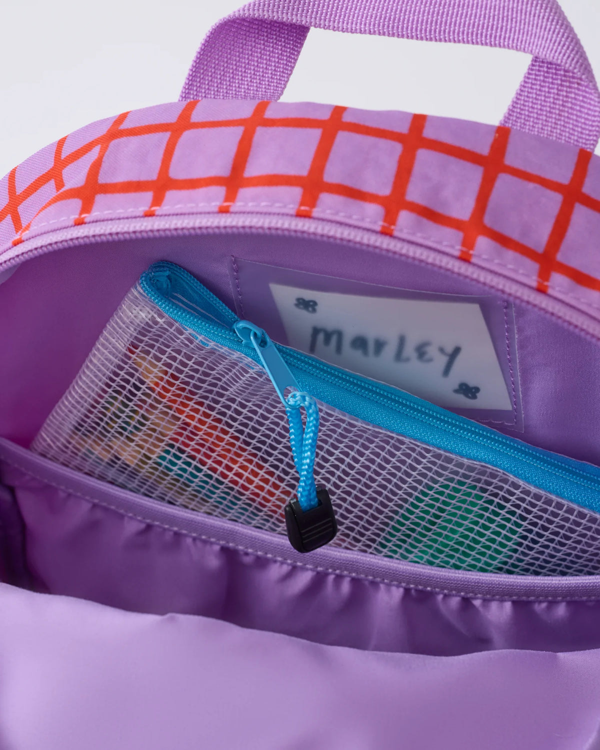 Cool Kid Backpack | Orchid Grid