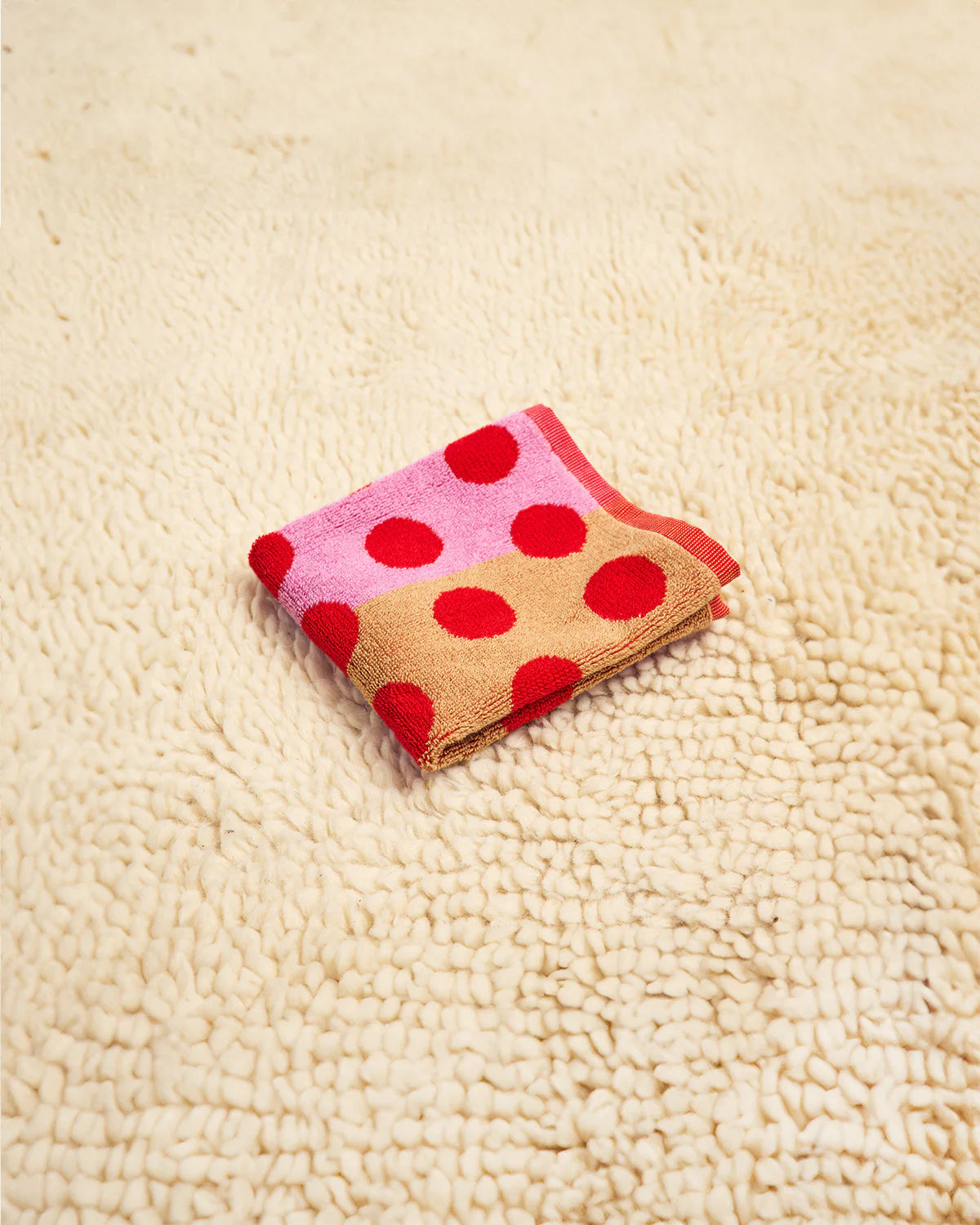 Dot Washcloth | Red