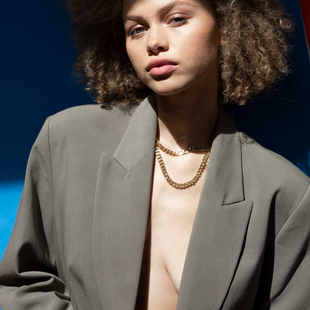 Think Link Chain Necklace | Gold