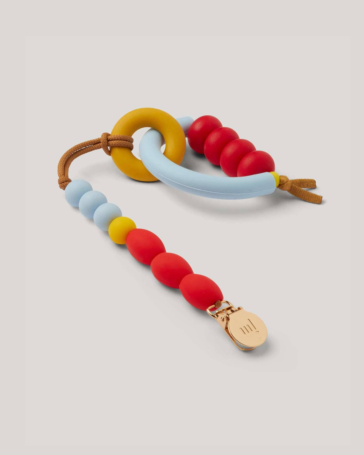 Primary Arch Ring Teether + Clip Set