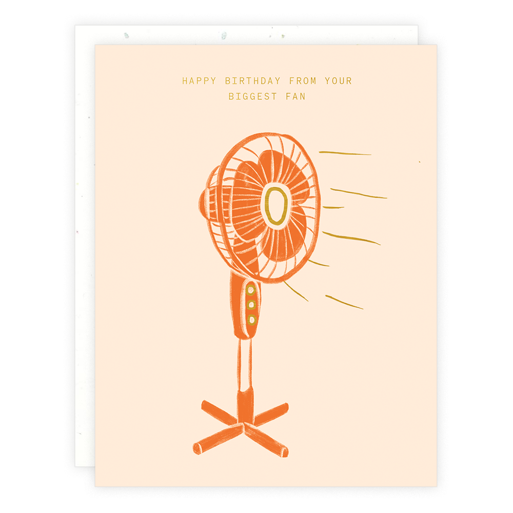 Biggest Fan Birthday Card