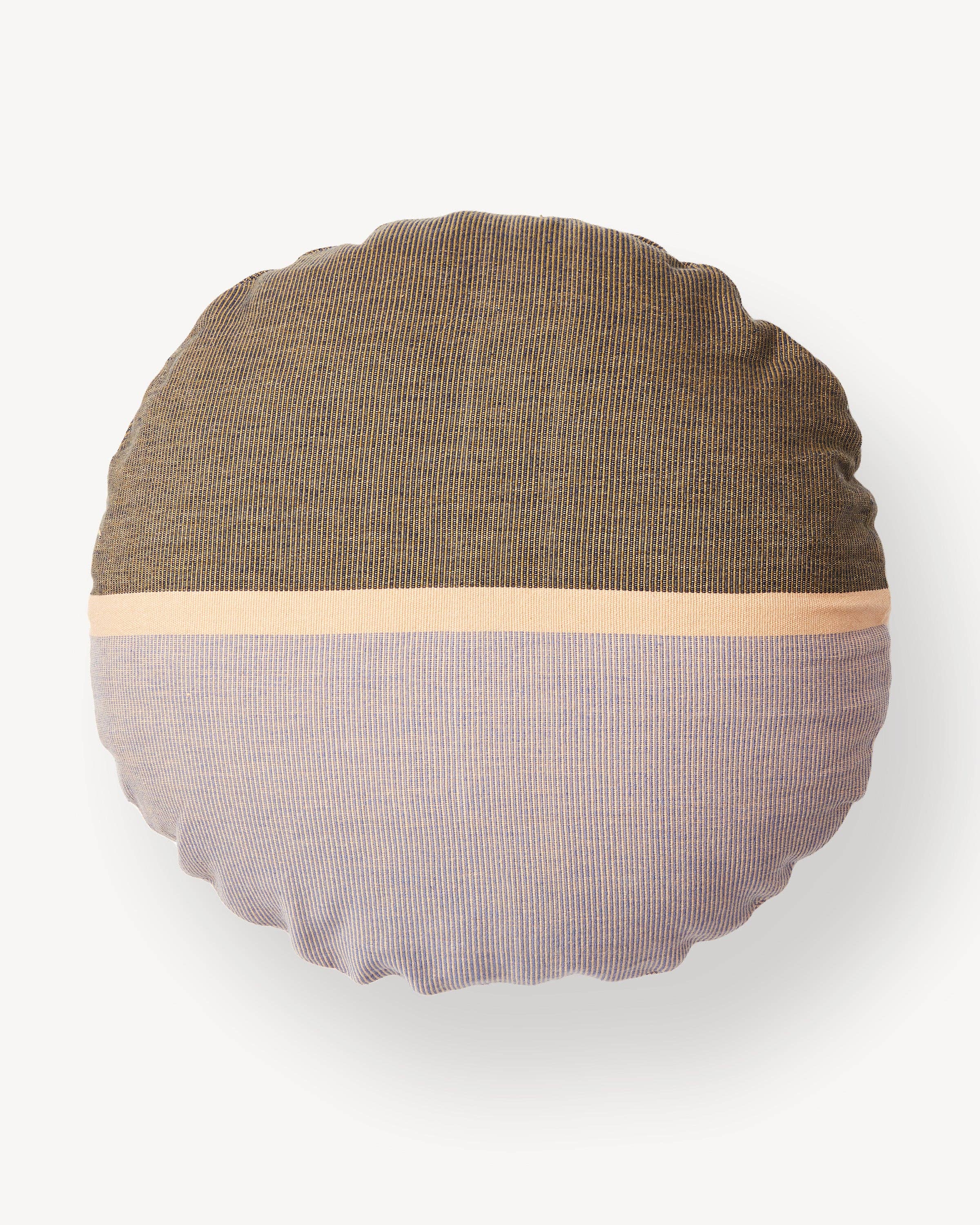 Valley Round Pillow - Ripple: Cover + Insert