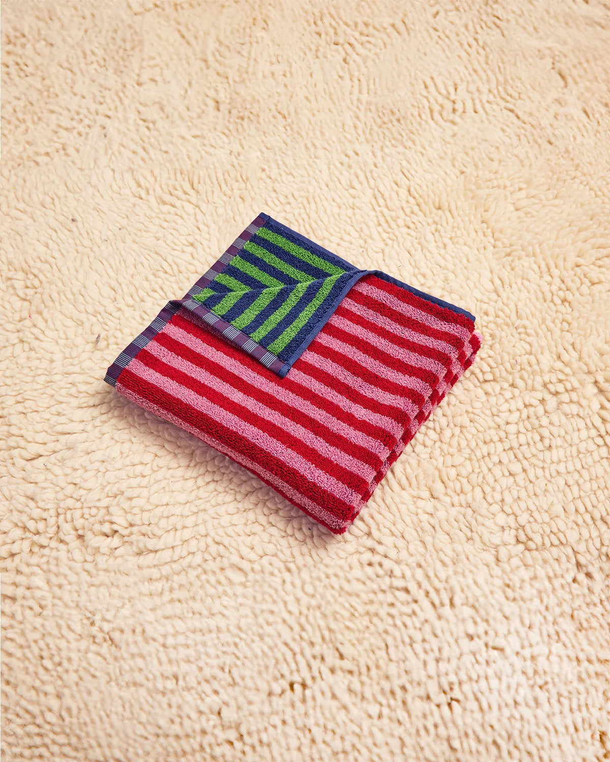 Bug Stripe Hand Towel | Cricket