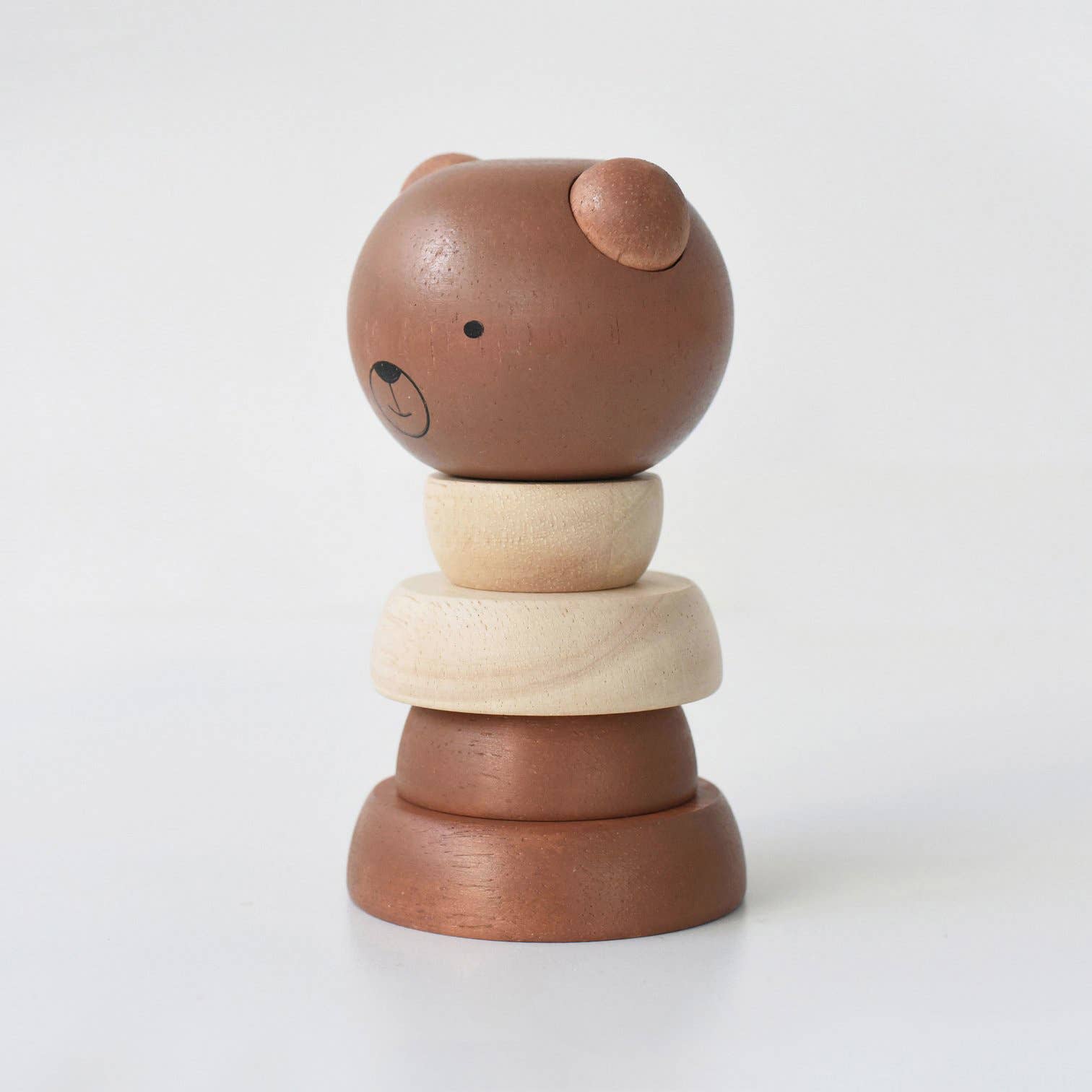 Wooden Ring Stacker | Bear