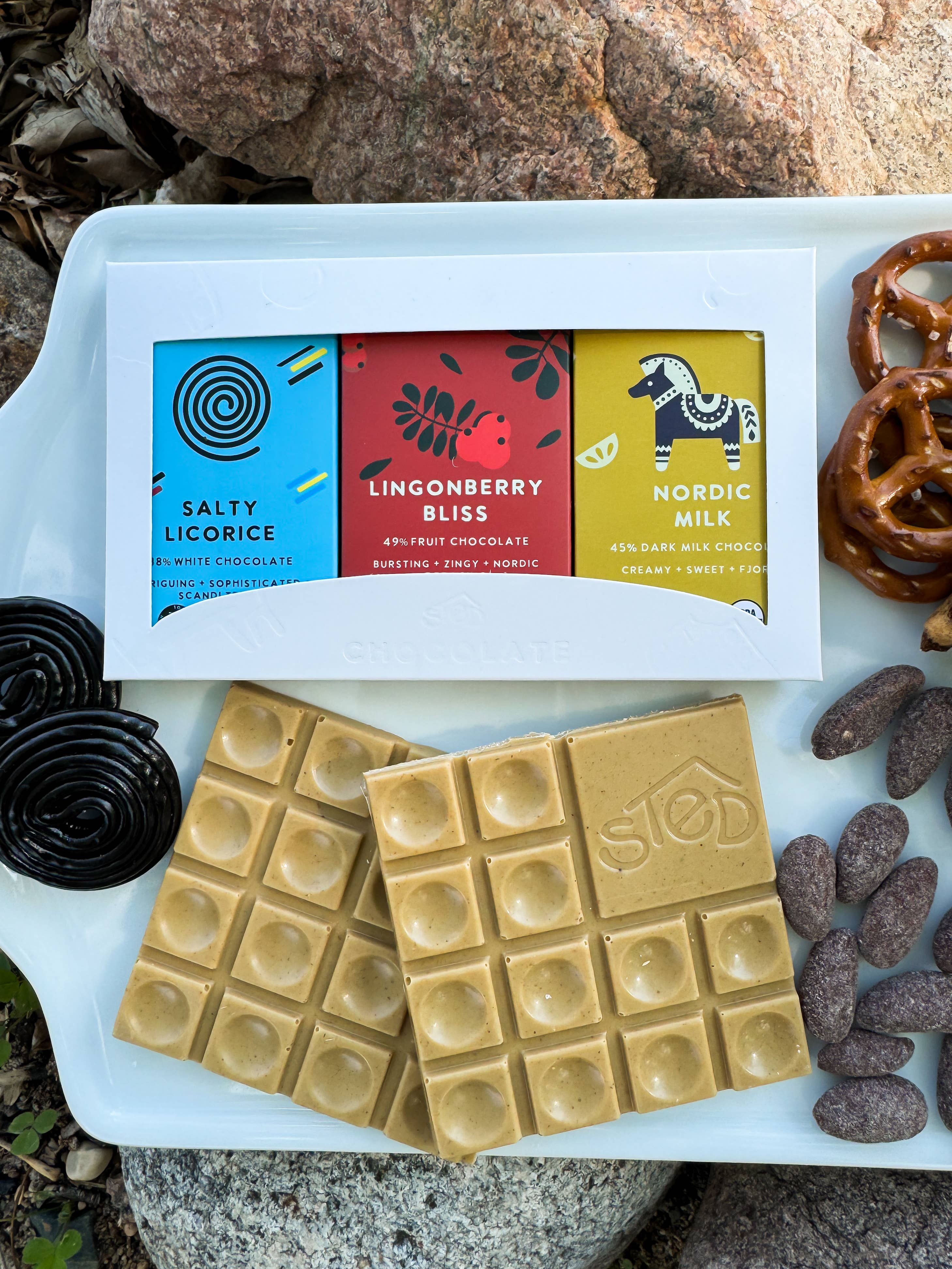 Nordic Mini 3-Pack Collection – Scandinavian-Inspired Chocolate Set