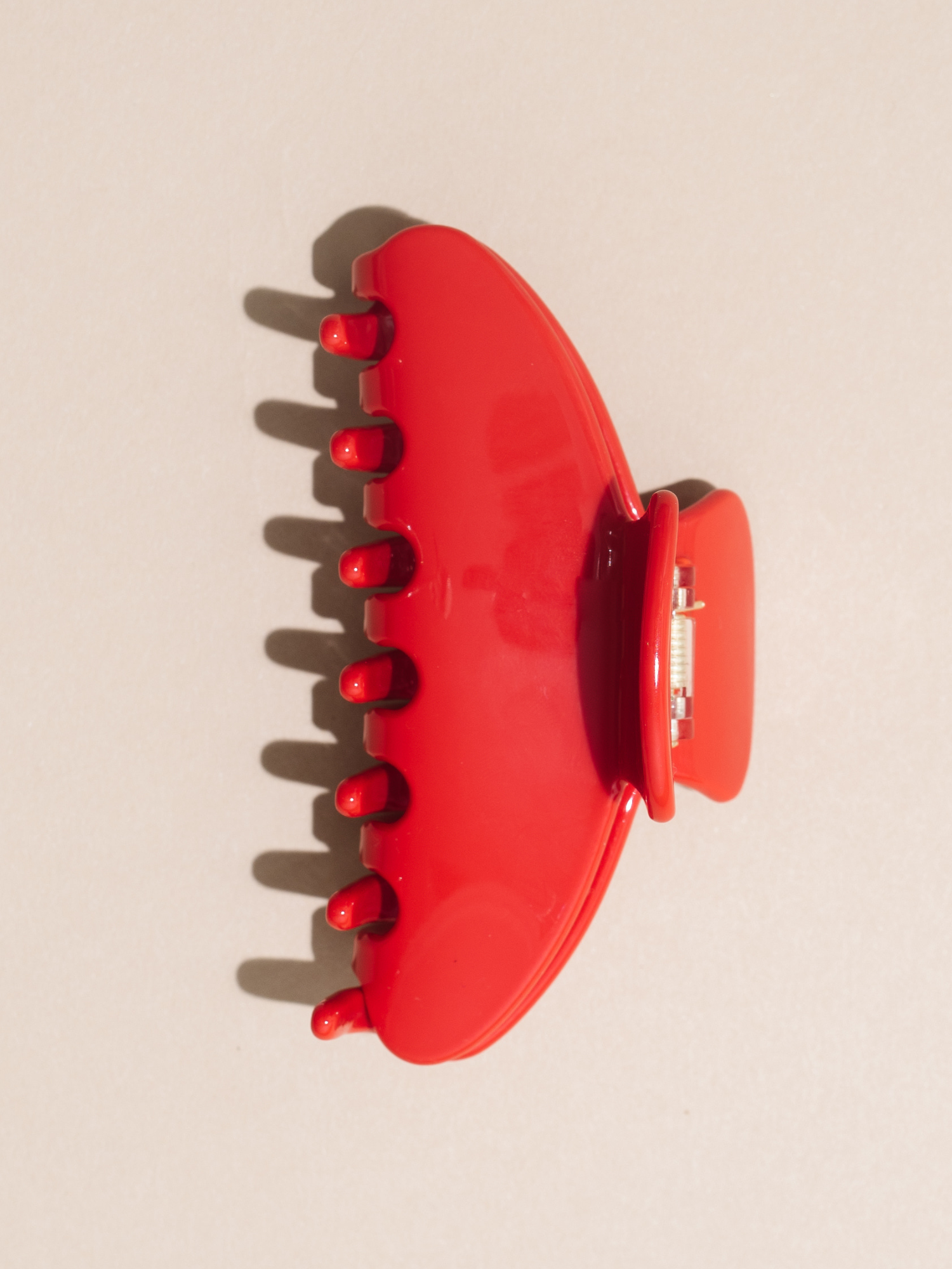 Hair Claw Clip | Cherry | 5" Large Jumbo | Red