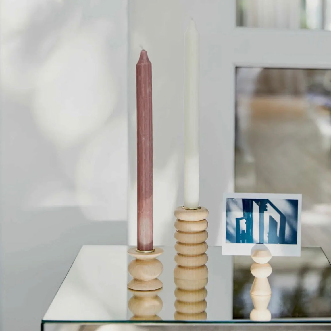 Wooden Candle Holder - Short Nº 5