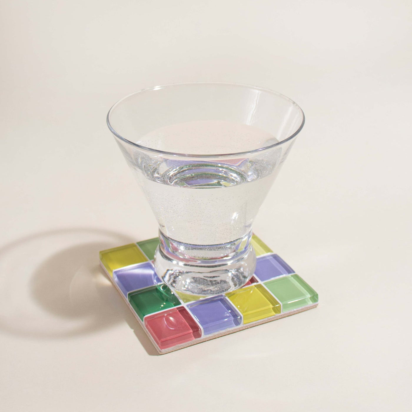 Glass Tile Coaster | The Summer Sprinkles