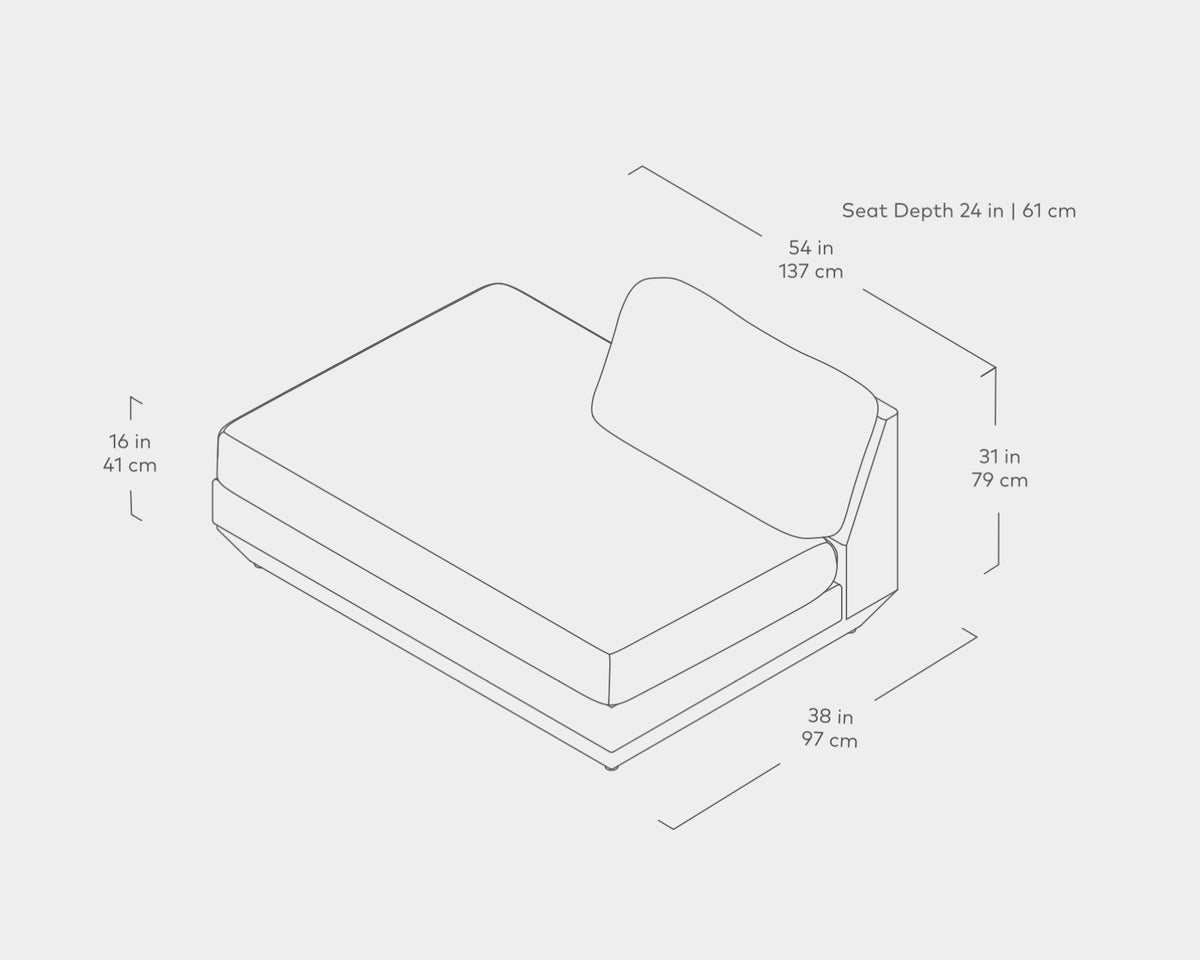 Podium Modular Lounge | Left